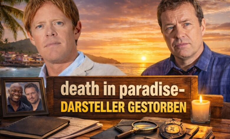 death in paradise-darsteller gestorben