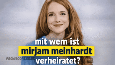 Mit wem ist Mirjam Meinhardt verheiratet