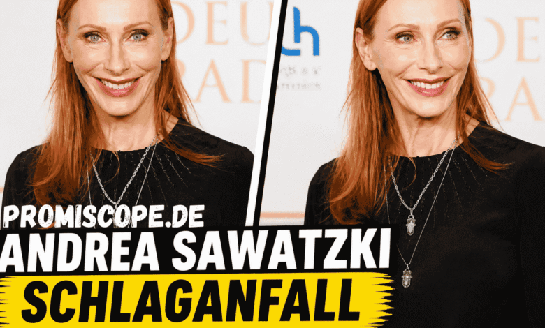 andrea sawatzki schlaganfall