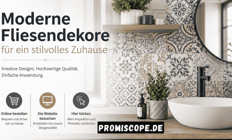 Moderne Fliesendekore